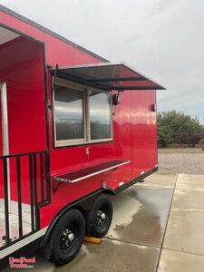 Fully Equipped - 8.4' x 20' Full Kitchen Food Concession Trailer with Porch.