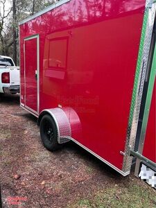 2023 6' x 12' Quality Trailer Empty Concession Trailer | Mobile Street Vending Unit