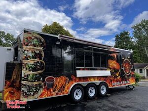 NEW - 2023 8' x 26' Kitchen Food Trailer with Fire Suppression System