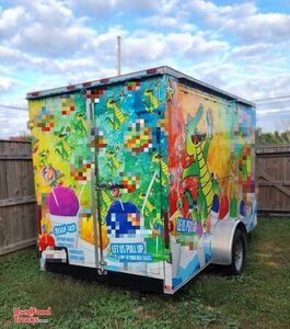 2018 Cargo Craft 6' x 12' Shaved Ice Concession Trailer / Snowball Vending Unit.