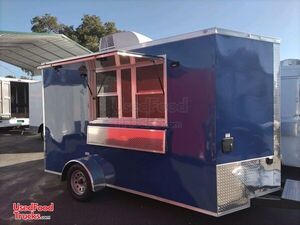 New - 2022 7' x 12'  Kitchen Food Trailer | Food  Concession Trailer.