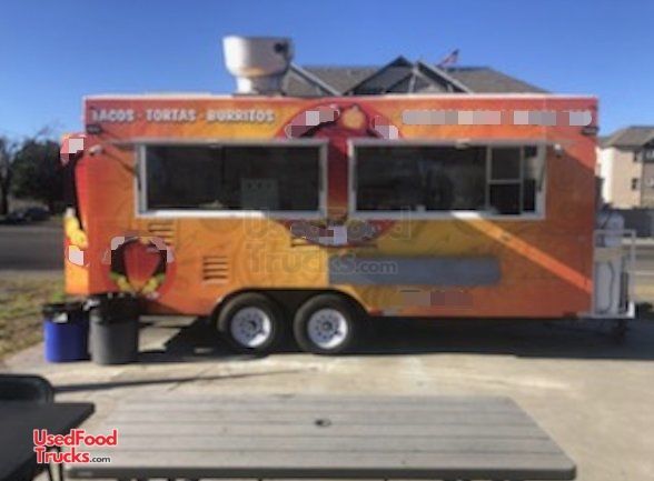 Loaded 2020 - 8' x 18' Food Concession Trailer with Commercial Kitchen Equipment