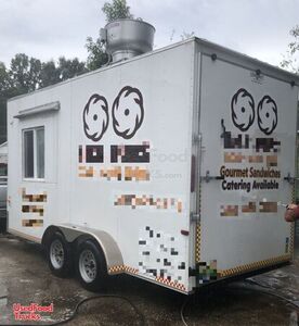 2019 Cargo Craft 7' x 16' Kitchen Food Trailer with Pro-Fire