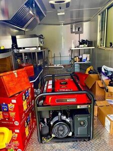 Used Once 2019 - 7.5' x 16' Food Concession Trailer/ Mobile Unit with Pro-Fire
