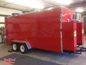 Like-New 2016 7' x 15' Kitchen Concession Trailer / Mobile Vending Unit