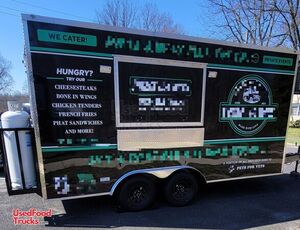 Turnkey - 2023 8' x 16' Kitchen Food Concession Trailer with Fire Suppression