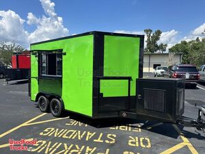 New - 2023 8.5' x 12'  Kitchen Food Trailer with Pro-Fire Suppression.