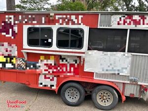 2000 Barbecue Food Concession Trailer Mobile Vending Unit