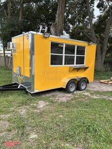 2026 7' x 16'  Kitchen Food Concession Trailer with Pro Fire System