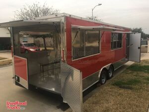 Used 2017 8' x 24' Freedom Food Concession Trailer with Porch