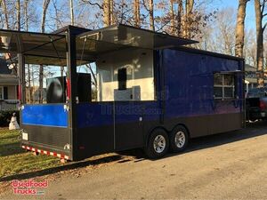Turnkey 2019 Freedom 8.5' x 24' Barbecue Food Trailer with 8' Porch.