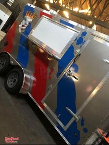 Lightly Used 2020 - 12' Commercial Mobile Kitchen Food Concession Trailer.