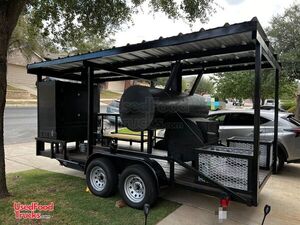 Like New Open BBQ Smoker Tailgating Trailer / Mobile BBQ Rig.
