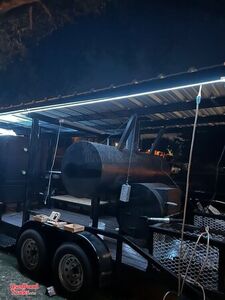 Like New Open BBQ Smoker Tailgating Trailer / Mobile BBQ Rig