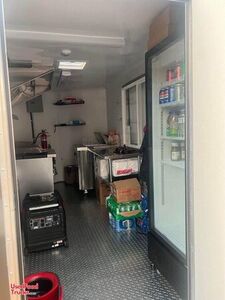 Like New - 2024 7' x 12' Kitchen Food Trailer with Fire Suppression System