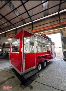 2025 8' x 20' Kitchen Food Concession Trailer with Pro Fire System