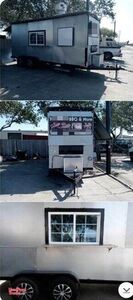 24' Used Barbecue Concession Vending Trailer with Fire Suppression System.