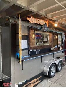 CUTE 2016 - 7.5' x 14' Mobile Coffee / Food Concession Trailer with Pro-Fire