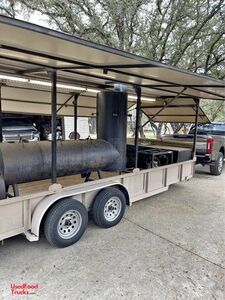 2007 - 20' Barbecue Concession Trailer | Mobile Barbecue Vending Unit.
