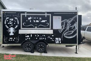 2022 18' Food Concession Trailer / Mobile Vending Unit with Pro Fire