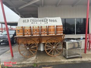 Charming - 2024 Chuck Wagon Beverage Trailer Old Fashioned Soda Setup