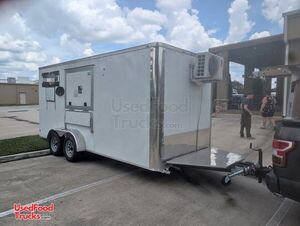 2023 7' x 16' Kitchen Food Concession Trailer with Fire Suppression System