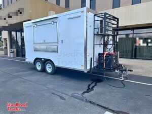 2025 8' x 14' Food Kitchen Concession Trailer Mobile Food Unit w/ Pro Fire System