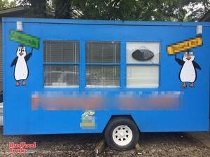 7' x 14' Shaved Ice Concession Trailer