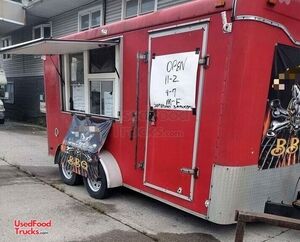 15' x 7 ' Ready to Roll 'Street Food Concession Trailer / Used Mobile Vending Unit.