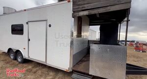 Well Equipped - 2008 25' Kitchen Food Concession Trailer w/ Porch + Pro Fire System