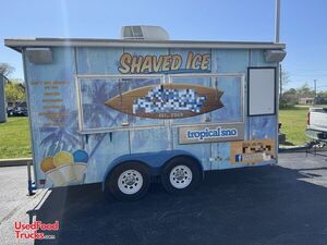 Well Equipped - 2019 14' SnoPro Shaved Ice Trailer Snowball Concession Unit