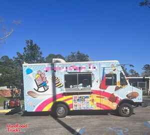 CUTE Diesel Chevy P30 Ice Cream and Shaved Ice Vending Truck / Mobile Snowball Unit