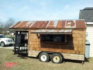 2012 BBQ Concession Trailer with Smoker Porch