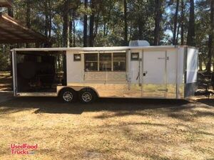 2013 - 8.5' x 24' BBQ Concession Trailer with Porch.