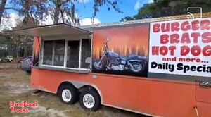 Mobile Kitchen Food Concession Trailer with Newly Inspected Fire Suppression