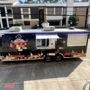 2022- 8.5' x 24' Barbecue Food Concession Trailer with Porch.