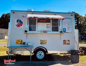 2021 - 8' x 12' Compact Kitchen Concession Trailer with Pro-Fire System.