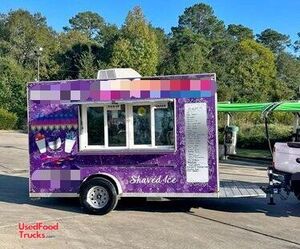2013 -  Compact Snow Cone | Shaved Ice Concession Trailer.
