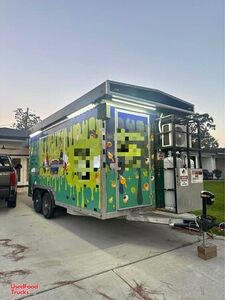 2022 7' x 16' Kitchen Food Concession Trailer with Fire Suppression System