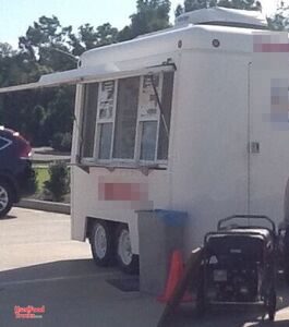 7.11' x 10.2' Shaved Ice Concession Trailer