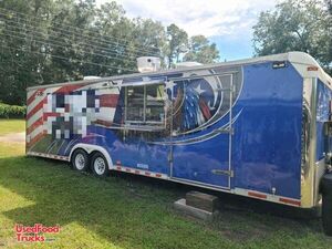 Like-New LOADED 34' Kitchen Food Concession Trailer with Pro-Fire Suppression
