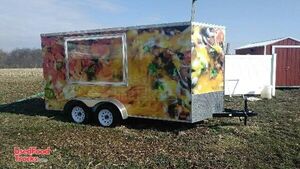 2017 7' x 14' Food Concession Trailer / Used Concession Trailer.