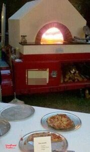 Mobile Wood Fired Pizza Oven.