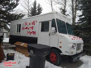 Ford Step Van Mobile Food Unit with Very Neat Kitchen on Wheels.
