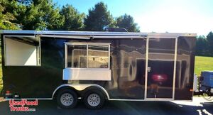 New - 2021 7' x 20'  Kitchen Food Trailer w/ Porch | Food Concession Trailer