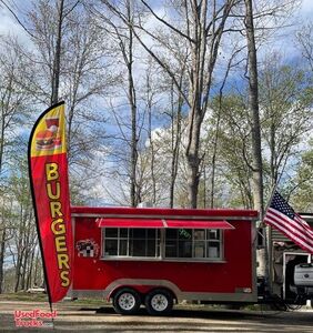 2021 8' x 16' Food Kitchen Concession Trailer with Pro Fire System