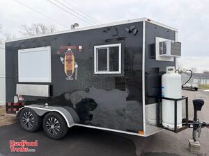 2022 7.5' x 14' Kitchen Food Concession Trailer Mobile Vending Unit