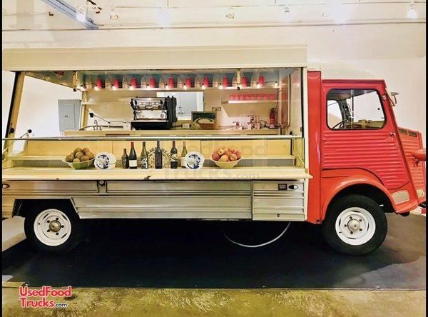 Charming Vintage 1974 Citroen HY Van 18' Canteen Food Truck.