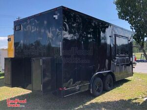 New Ready-to-Outfit 2022 - 8.5' x 18' Empty Food Concession Trailer.