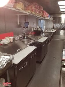 LOADED 2020 8.5' x 38' BBQ Concession Trailer w/ Ole Hickory Smoker + Full Kitchen